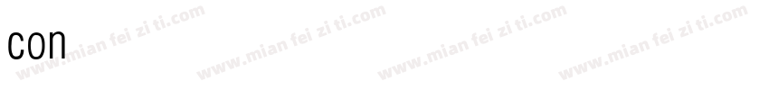 condensed light字体转换